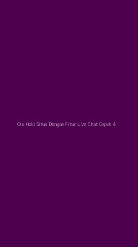 Tampilan Antarmuka Aplikasi Olx Hoki Situs Dengan Fitur Live Chat Cepat - 4