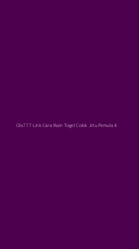 Tampilan Antarmuka Aplikasi Olx777 Link Cara Main Togel Colok Jitu Pemula - 4