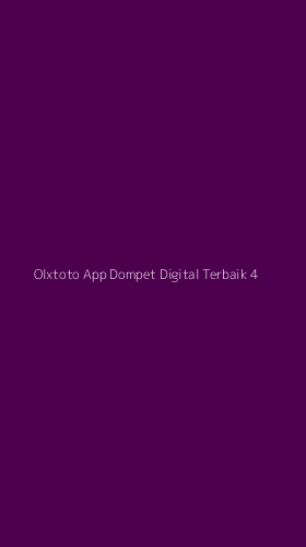 Tampilan Antarmuka Aplikasi Olxtoto App Dompet Digital Terbaik - 4