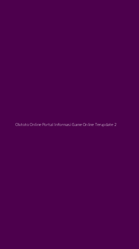 Tampilan Antarmuka Aplikasi Olxtoto Online Portal Informasi Game Online Terupdate - 2