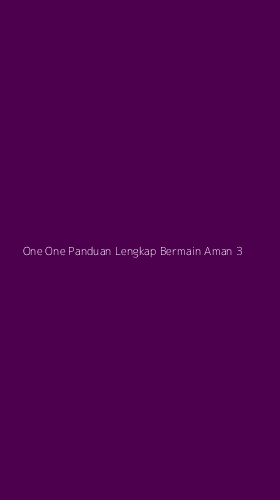 Tampilan Antarmuka Aplikasi One One Panduan Lengkap Bermain Aman - 3