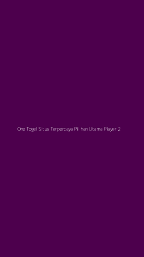 Tampilan Antarmuka Aplikasi One Togel Situs Terpercaya Pilihan Utama Player - 2