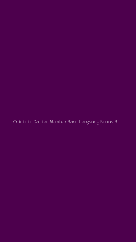 Tampilan Antarmuka Aplikasi Onictoto Daftar Member Baru Langsung Bonus - 3
