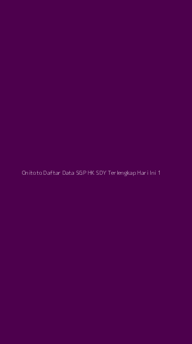 Tampilan Antarmuka Aplikasi Onitoto Daftar Data Sgp Hk Sdy Terlengkap Hari Ini - 1