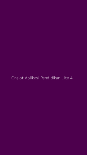 Tampilan Antarmuka Aplikasi Onslot Aplikasi Pendidikan Lite - 4