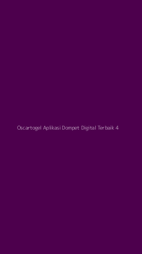 Tampilan Antarmuka Aplikasi Oscartogel Aplikasi Dompet Digital Terbaik - 4