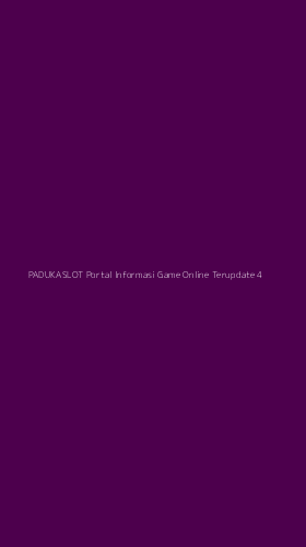 Tampilan Antarmuka Aplikasi Padukaslot Portal Informasi Game Online Terupdate - 4