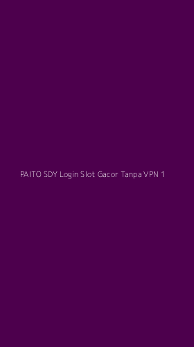 Tampilan Antarmuka Aplikasi Paito Sdy Login Slot Gacor Tanpa Vpn - 1