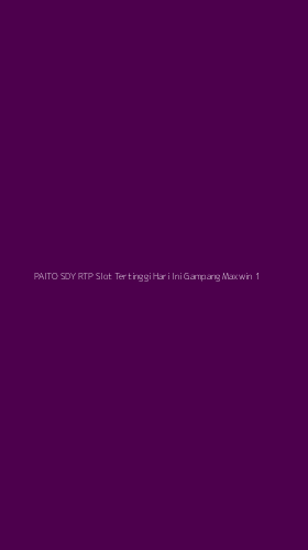 Tampilan Antarmuka Aplikasi Paito Sdy Rtp Slot Tertinggi Hari Ini Gampang Maxwin - 1