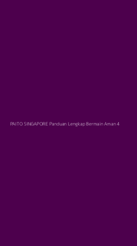 Tampilan Antarmuka Aplikasi Paito Singapore Panduan Lengkap Bermain Aman - 4
