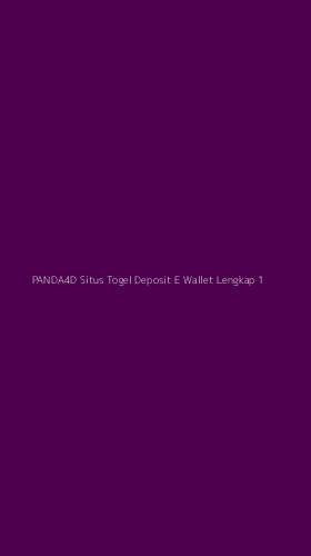 Tampilan Antarmuka Aplikasi Panda4d Situs Togel Deposit E Wallet Lengkap - 1