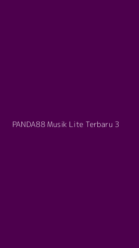 Tampilan Antarmuka Aplikasi Panda88 Musik Lite Terbaru - 3