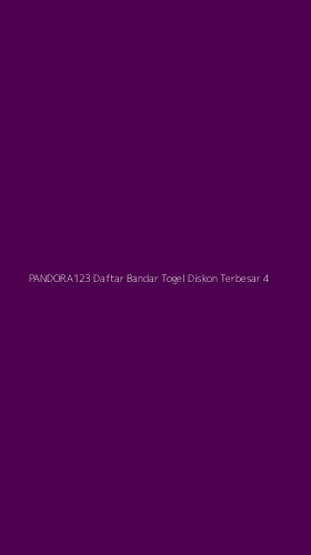 Tampilan Antarmuka Aplikasi Pandora123 Daftar Bandar Togel Diskon Terbesar - 4
