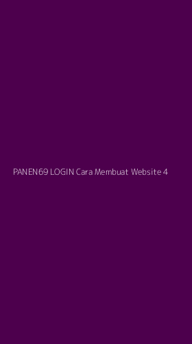 Tampilan Antarmuka Aplikasi Panen69 Login Cara Membuat Website - 4