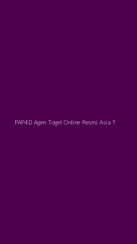 Tampilan Antarmuka Aplikasi Pap4d Agen Togel Online Resmi Asia - 1