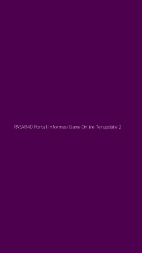 Tampilan Antarmuka Aplikasi Pasar4d Portal Informasi Game Online Terupdate - 2
