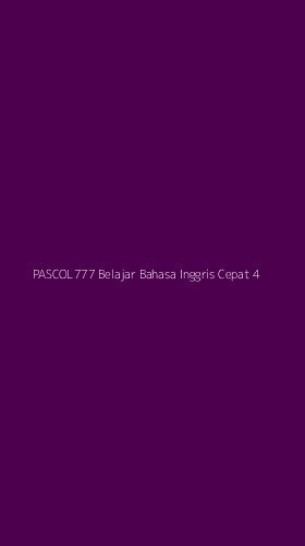 Tampilan Antarmuka Aplikasi Pascol777 Belajar Bahasa Inggris Cepat - 4