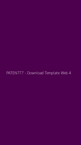 Tampilan Antarmuka Aplikasi PATEN777 - Download Template Web - 4
