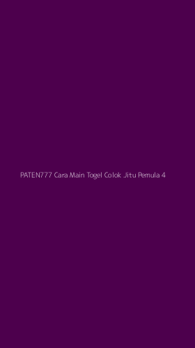 Tampilan Antarmuka Aplikasi Paten777 Cara Main Togel Colok Jitu Pemula - 4