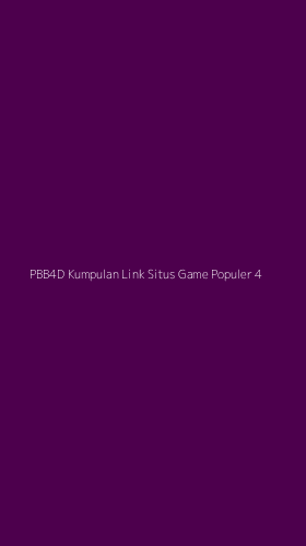 Tampilan Antarmuka Aplikasi Pbb4d Kumpulan Link Situs Game Populer - 4