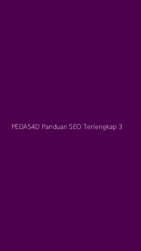 Tampilan Antarmuka Aplikasi Pedas4d Panduan Seo Terlengkap - 3