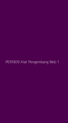 Tampilan Antarmuka Aplikasi Peri909 Alat Pengembang Web - 1