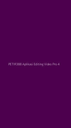 Tampilan Antarmuka Aplikasi Petir388 Aplikasi Editing Video Pro - 4