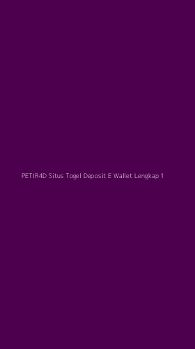 Tampilan Antarmuka Aplikasi Petir4d Situs Togel Deposit E Wallet Lengkap - 1