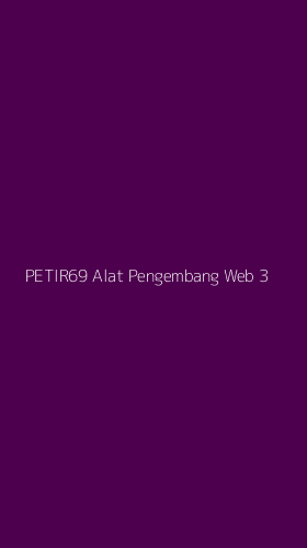 Tampilan Antarmuka Aplikasi Petir69 Alat Pengembang Web - 3
