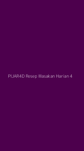 Tampilan Antarmuka Aplikasi Pijar4d Resep Masakan Harian - 4