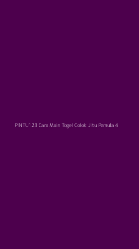 Tampilan Antarmuka Aplikasi Pintu123 Cara Main Togel Colok Jitu Pemula - 4