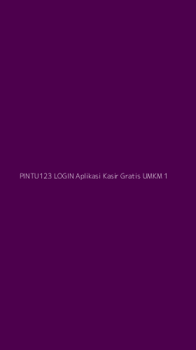 Tampilan Antarmuka Aplikasi Pintu123 Login Aplikasi Kasir Gratis Umkm - 1