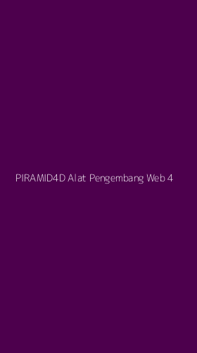 Tampilan Antarmuka Aplikasi Piramid4d Alat Pengembang Web - 4