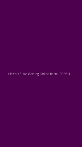 Tampilan Antarmuka Aplikasi Piye4d Situs Gaming Online Resmi 2026 - 4