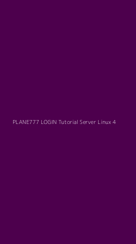 Tampilan Antarmuka Aplikasi Plane777 Login Tutorial Server Linux - 4