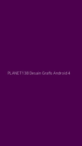 Tampilan Antarmuka Aplikasi Planet138 Desain Grafis Android - 4
