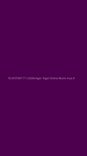 Tampilan Antarmuka Aplikasi Playstar777 Login Agen Togel Online Resmi Asia - 4