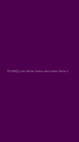 Tampilan Antarmuka Aplikasi Pojokqq Link Daftar Semua Jenis Game Online - 3