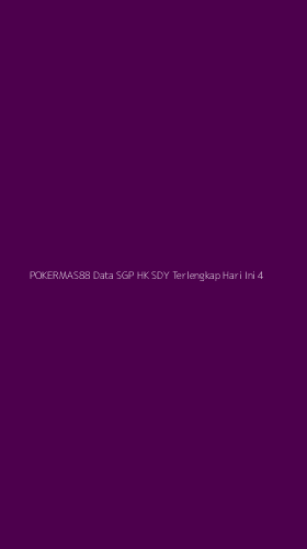 Tampilan Antarmuka Aplikasi Pokermas88 Data Sgp Hk Sdy Terlengkap Hari Ini - 4