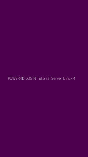 Tampilan Antarmuka Aplikasi Power4d Login Tutorial Server Linux - 4