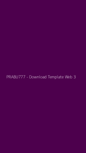 Tampilan Antarmuka Aplikasi PRABU777 - Download Template Web - 3