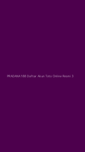 Tampilan Antarmuka Aplikasi Pradana188 Daftar Akun Toto Online Resmi - 3