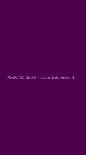 Tampilan Antarmuka Aplikasi Pragmatic138 Login Desain Grafis Android - 3