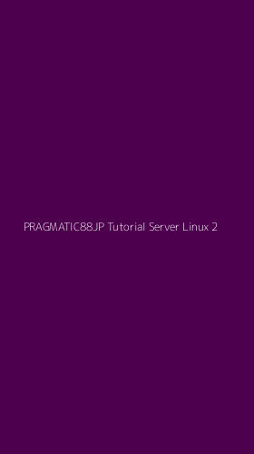Tampilan Antarmuka Aplikasi Pragmatic88jp Tutorial Server Linux - 2