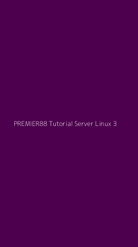 Tampilan Antarmuka Aplikasi Premier88 Tutorial Server Linux - 3