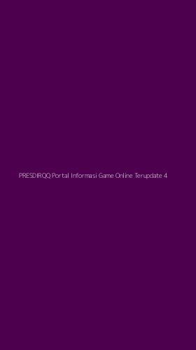 Tampilan Antarmuka Aplikasi Presdirqq Portal Informasi Game Online Terupdate - 4