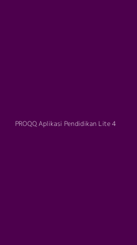 Tampilan Antarmuka Aplikasi Proqq Aplikasi Pendidikan Lite - 4