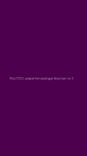Tampilan Antarmuka Aplikasi Pulitoto Jadwal Pertandingan Bola Hari Ini - 3