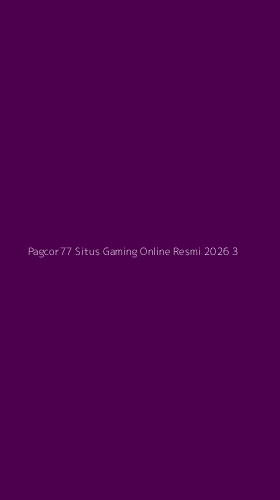 Tampilan Antarmuka Aplikasi Pagcor77 Situs Gaming Online Resmi 2026 - 3