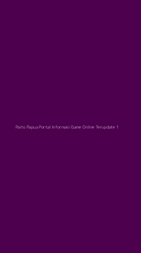 Tampilan Antarmuka Aplikasi Paito Papua Portal Informasi Game Online Terupdate - 1
